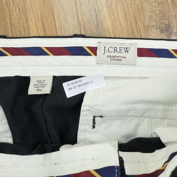 J.Crew Essential Chino Womens Black Pants - Picture 8 of 8